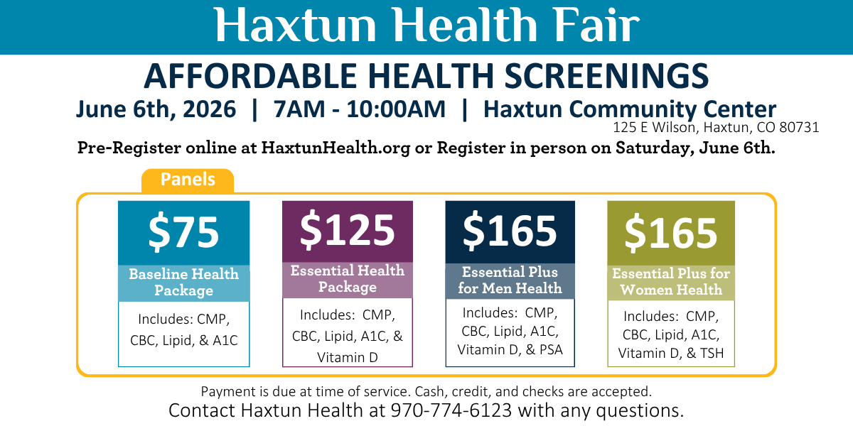 Health Fair 2026 Panel packages