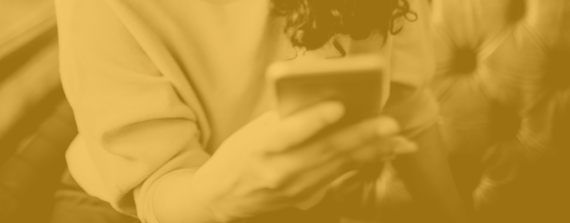 Woman holding phone